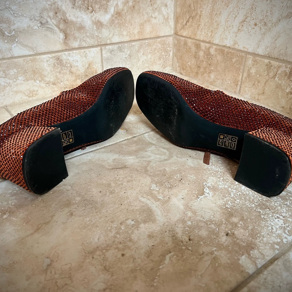 NTO Copper Brown Jeffrey Campbell Mary Jane Heels - Picture 3 of 6